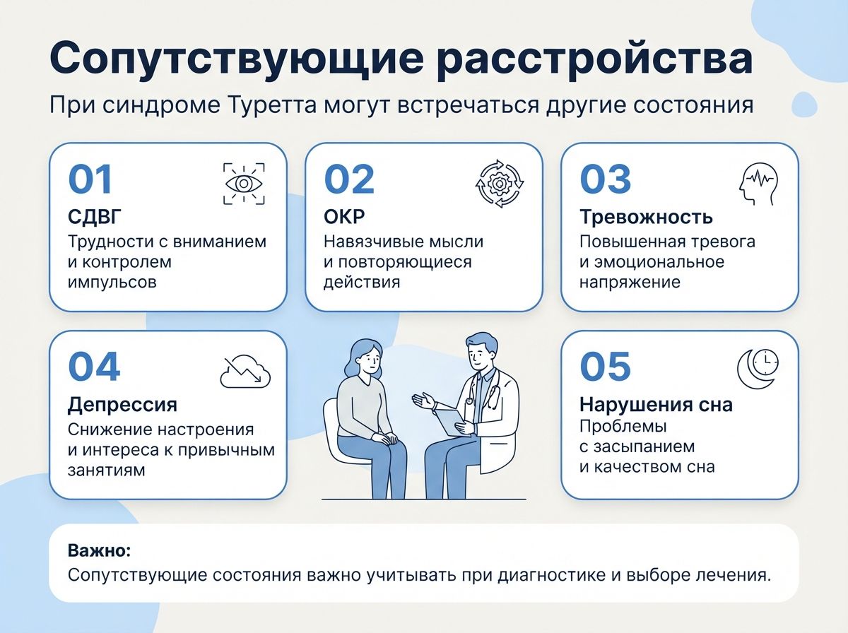 Лечение синдрома Туретта в Киреевске инфографика